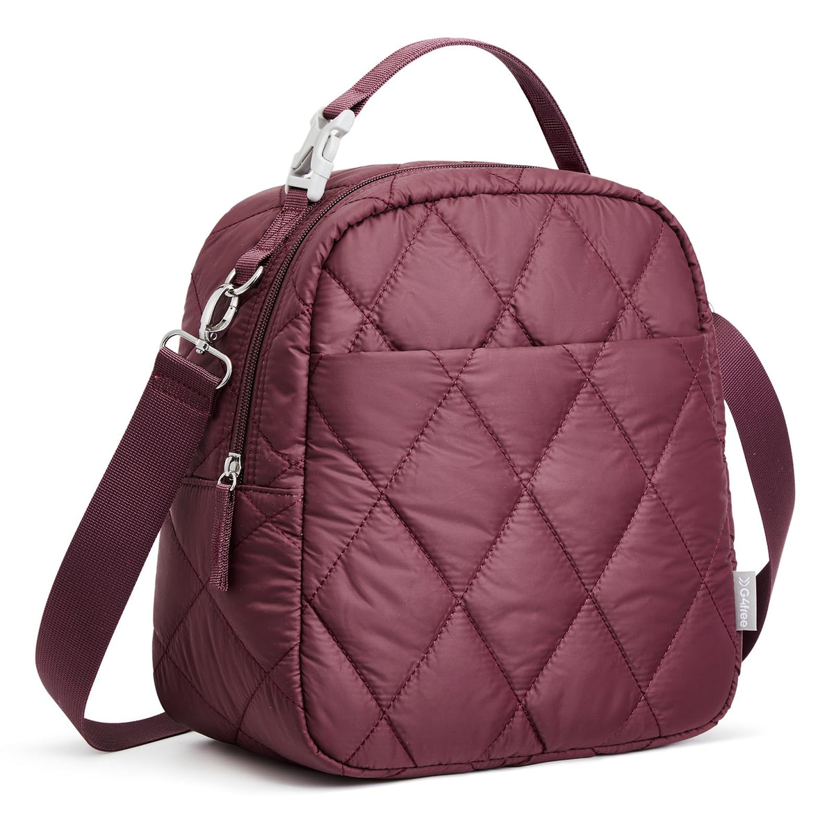 G4Free Large Insulated Lunch Bag, Leakproof Quilted Lunch Box Women Men