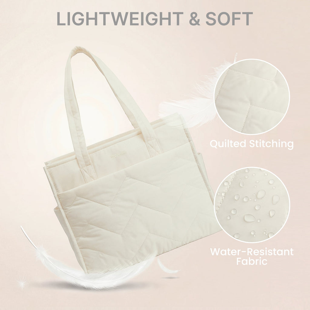 G4Free Lightweight Quilted Tote with Laptop Compartment