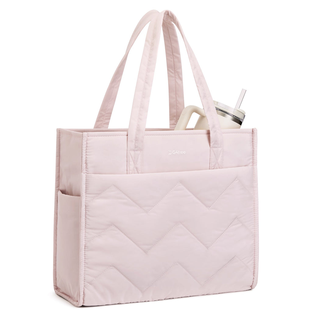 G4Free Lightweight Quilted Tote with Laptop Compartment