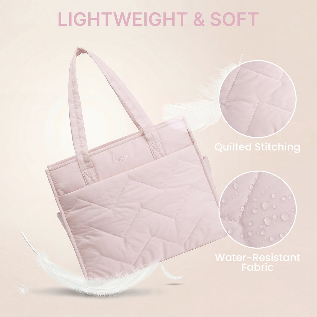 G4Free Lightweight Quilted Tote with Laptop Compartment