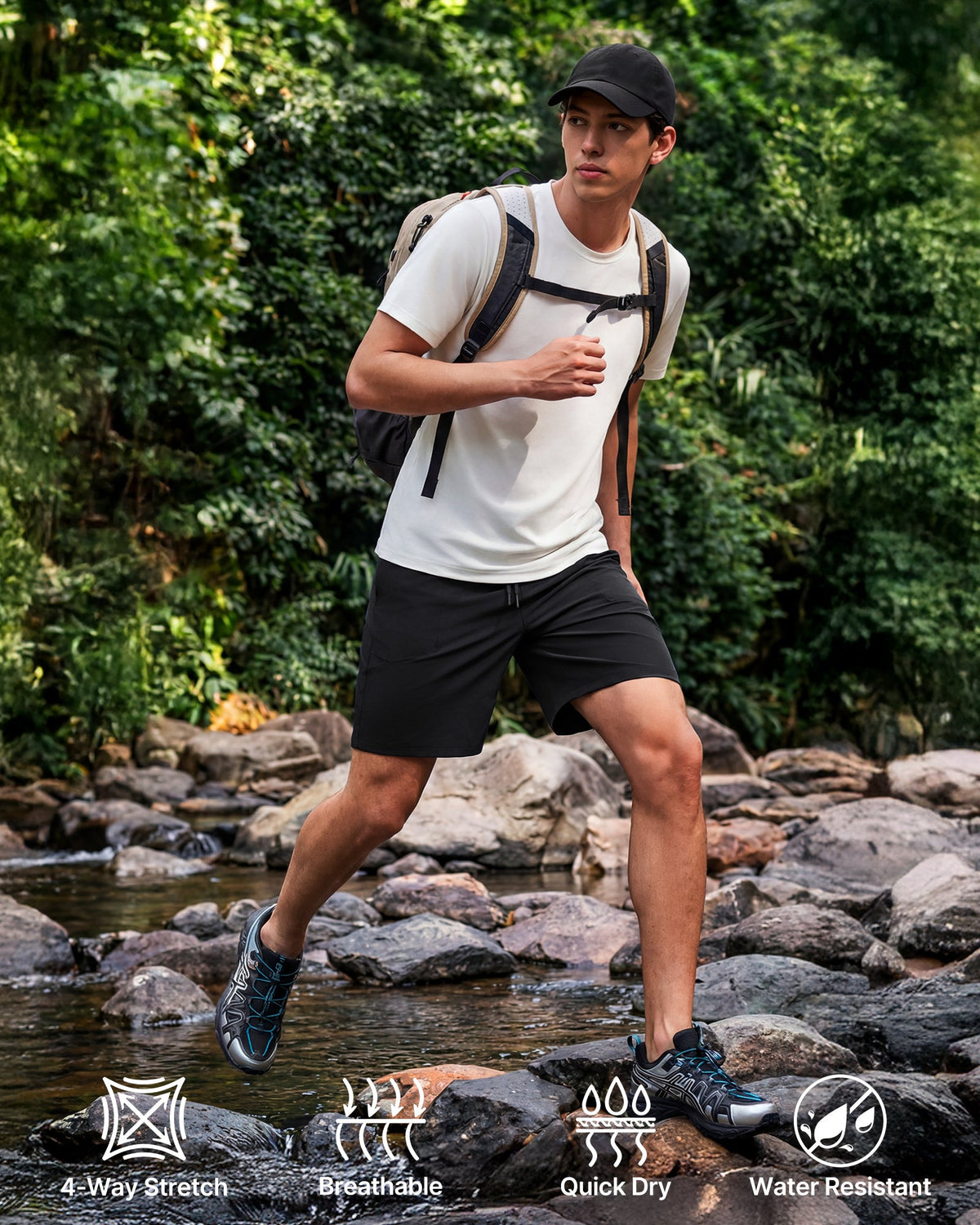 G4Free Men's Hiking Shorts – Quick Dry
