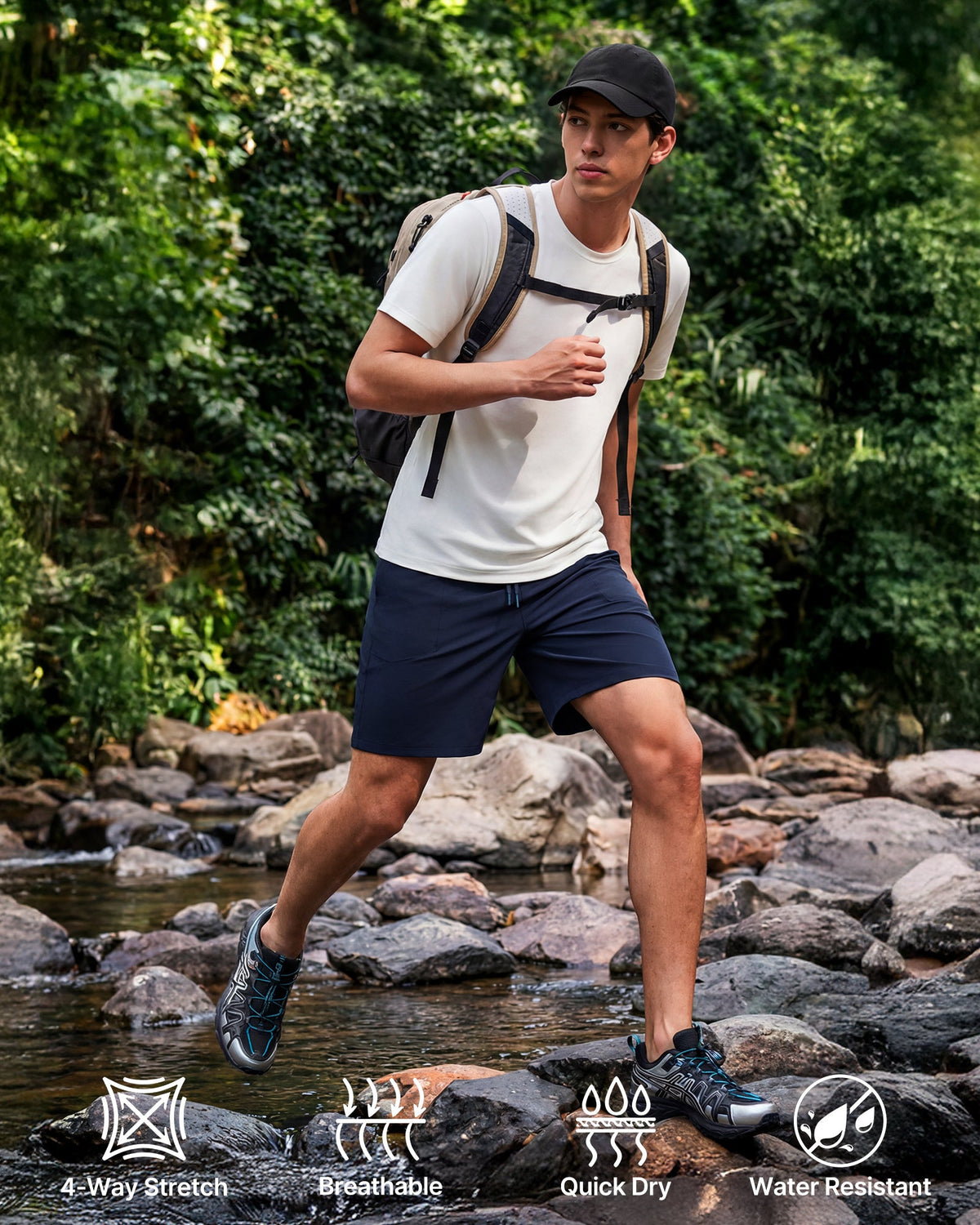 G4Free Men's Hiking Shorts – Quick Dry