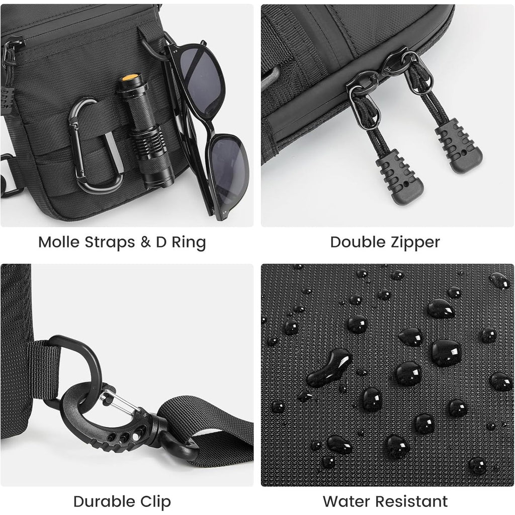 G4Free Mini Tactical Chest Bag Waterproof EDC Shoulder Bag