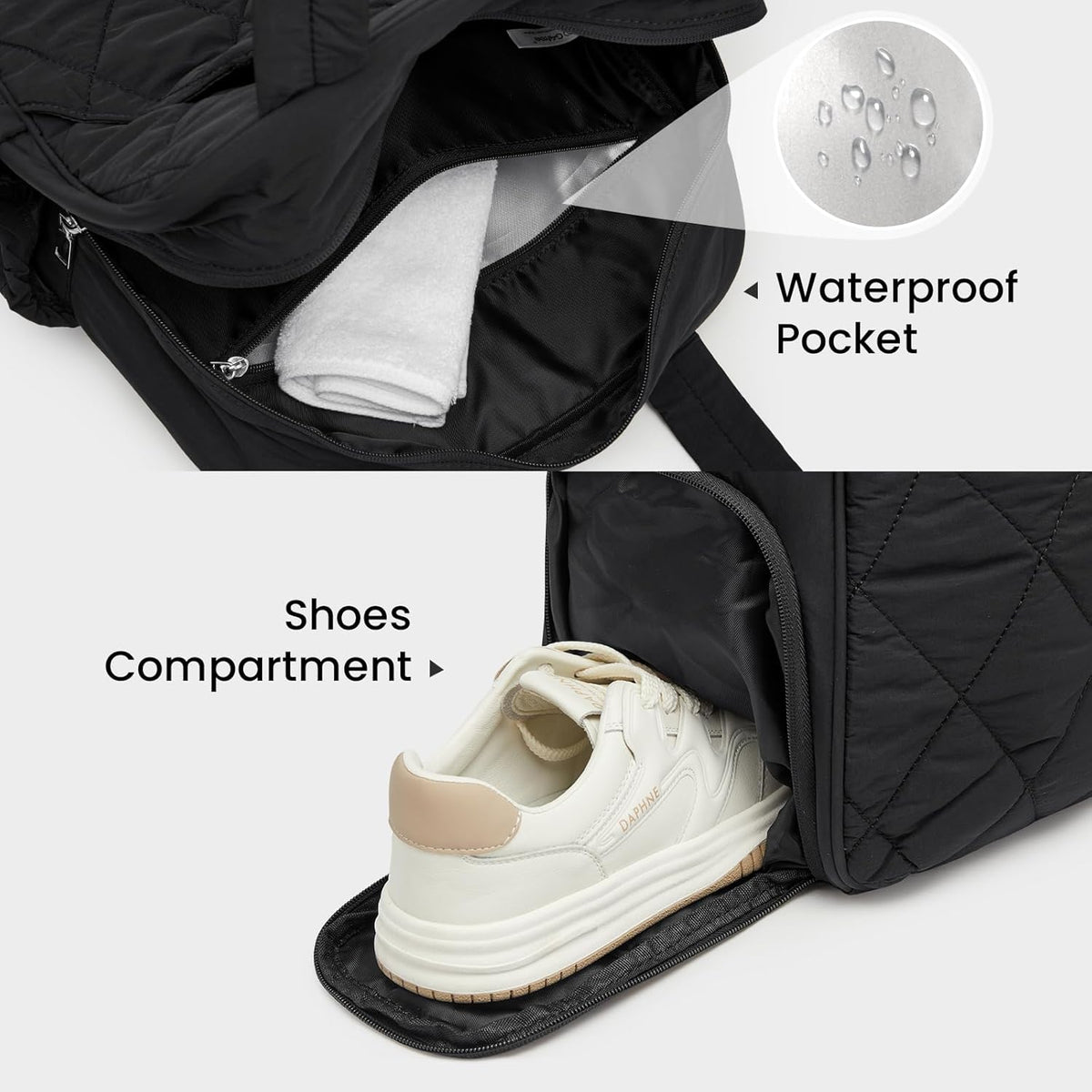 G4Free Pickleball Backpack Tote with Shoe Compartment
