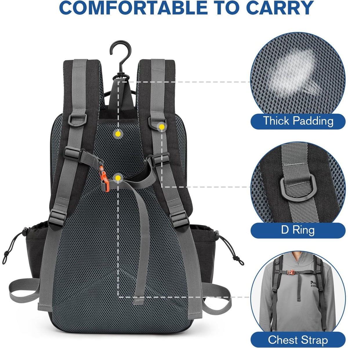 G4Free Pickleball Backpack for 2–6 Paddles