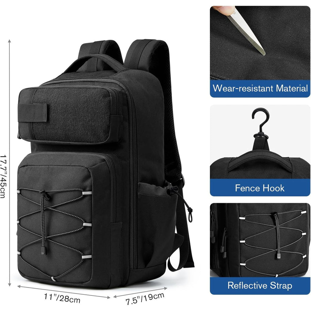G4Free Pickleball Bag Fits 2 to 6 Paddles with Fence Hook