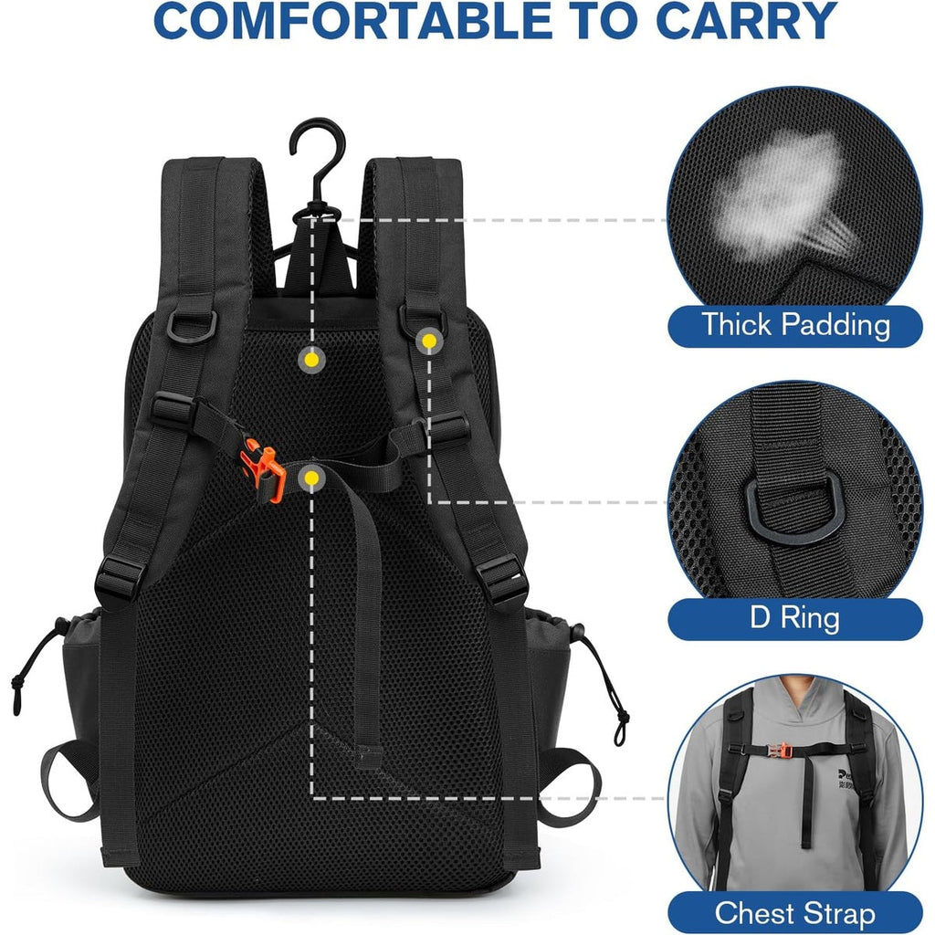 G4Free Pickleball Bag Fits 2 to 6 Paddles with Fence Hook