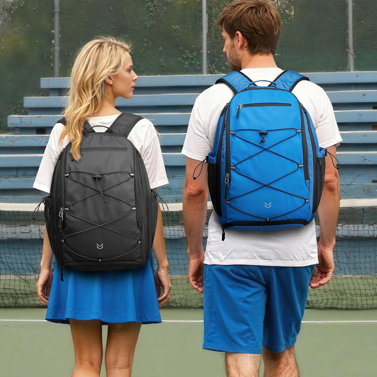 G4Free Pickleball School Backpack with Fence Hook Laptop Compartment