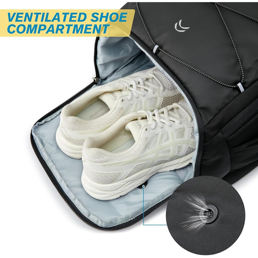 G4Free Pickleball School Backpack with Fence Hook Laptop Compartment