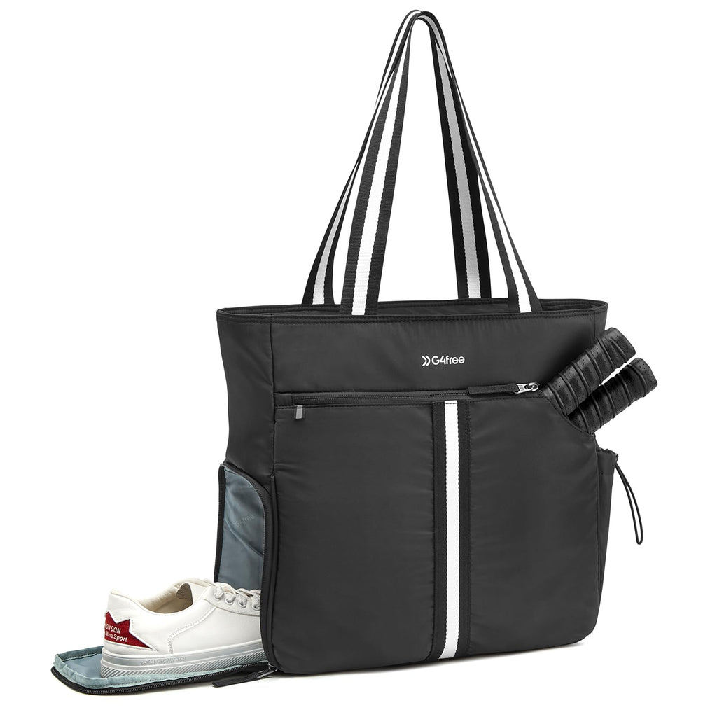 G4Free Pickleball Tote with Shoe & Paddle Pocket