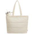 G4Free Puffer Shoulder Bag with Cup Holder and Laptop Compartment