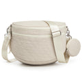 G4Free Quilted Bum Bag Spacious Nylon with Removable Pouch