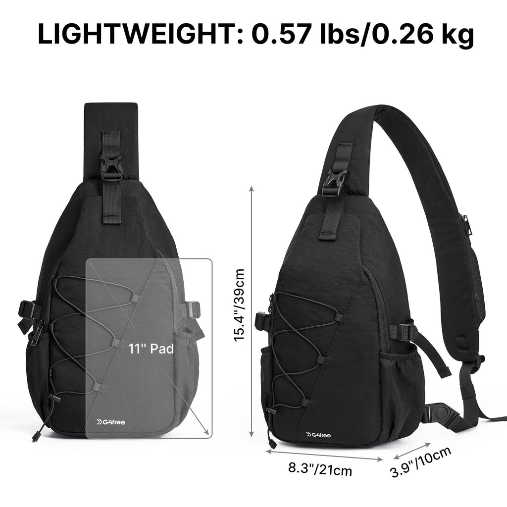 G4Free RFID Sling Bag – Small Crossbody Hiking Bag
