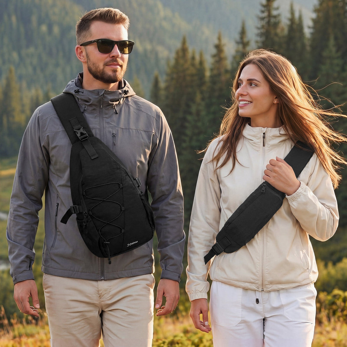 G4Free RFID Sling Bag – Small Crossbody Hiking Bag