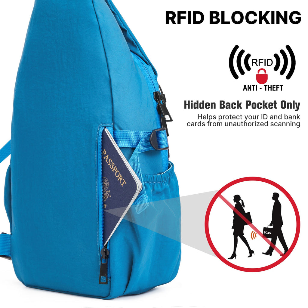 G4Free RFID Sling Bag – Small Crossbody Hiking Bag
