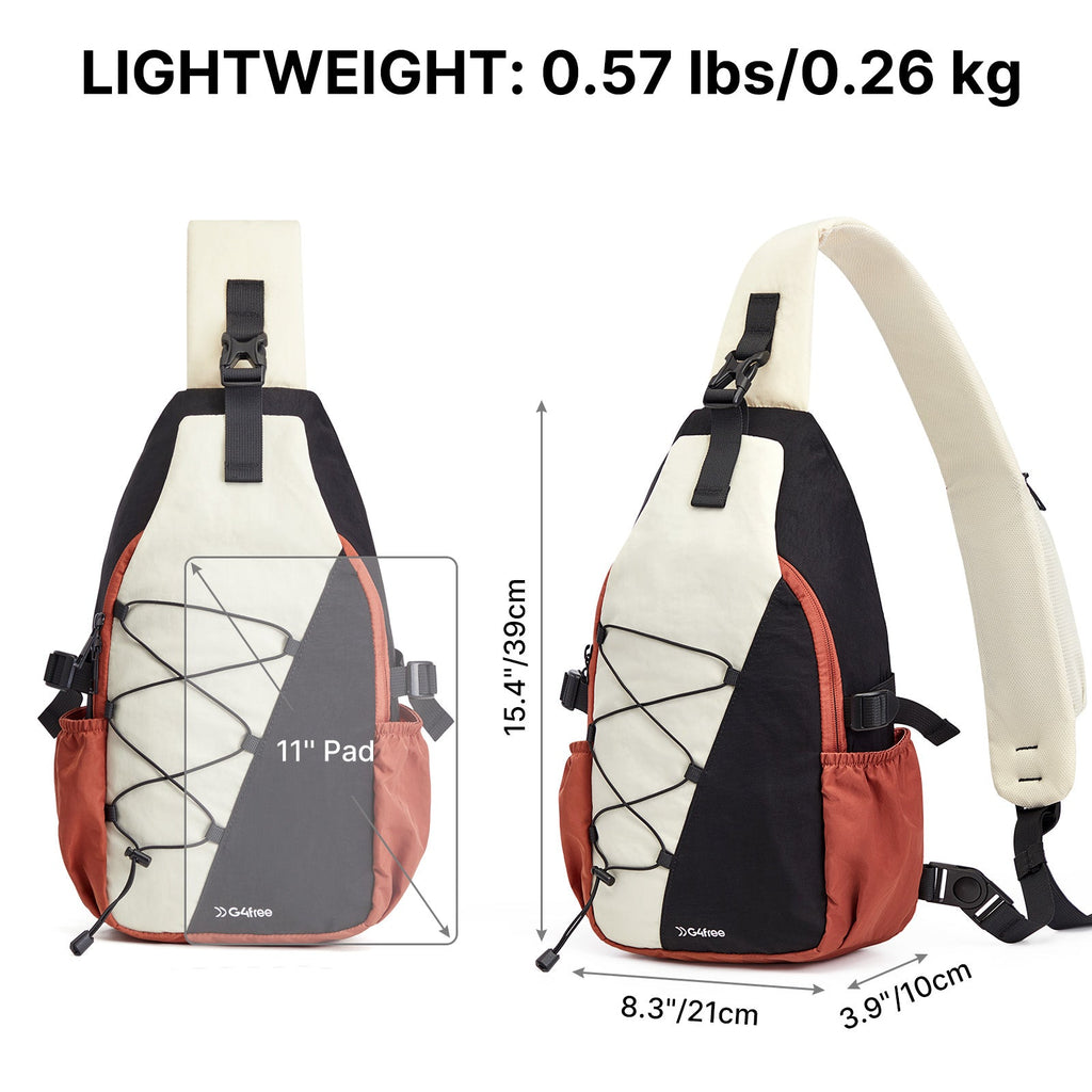 G4Free RFID Sling Bag – Small Crossbody Hiking Bag