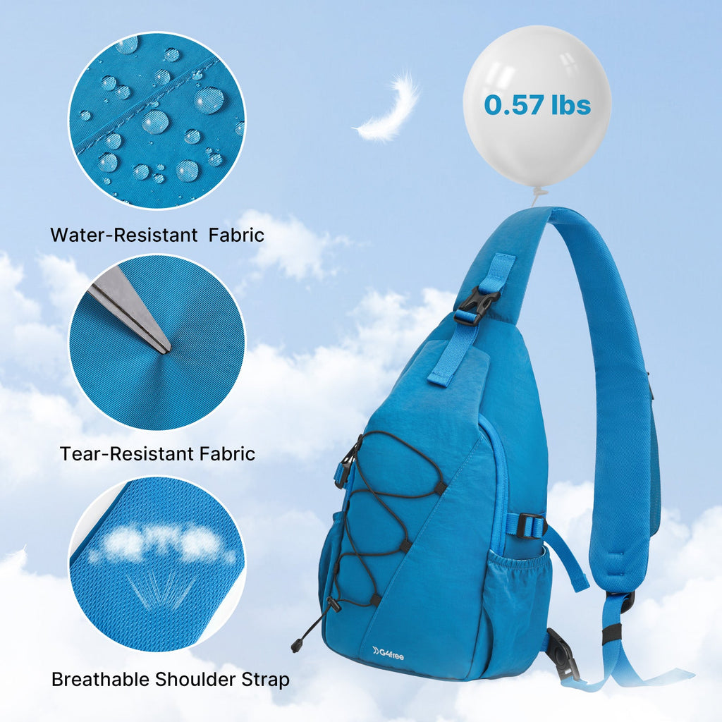 G4Free RFID Sling Bag – Small Crossbody Hiking Bag