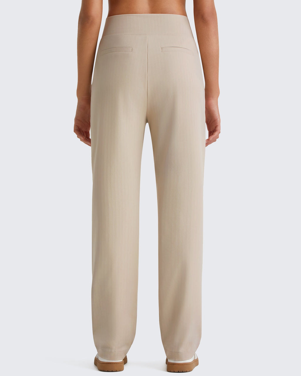 G4Free ShiftReady Pinstripe Work Pants with Pockets Straight Leg