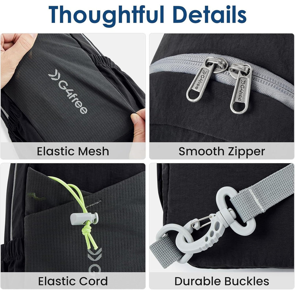 G4Free Sling Bag Casual Chest Shoulder Handbag Crossbody Backpack