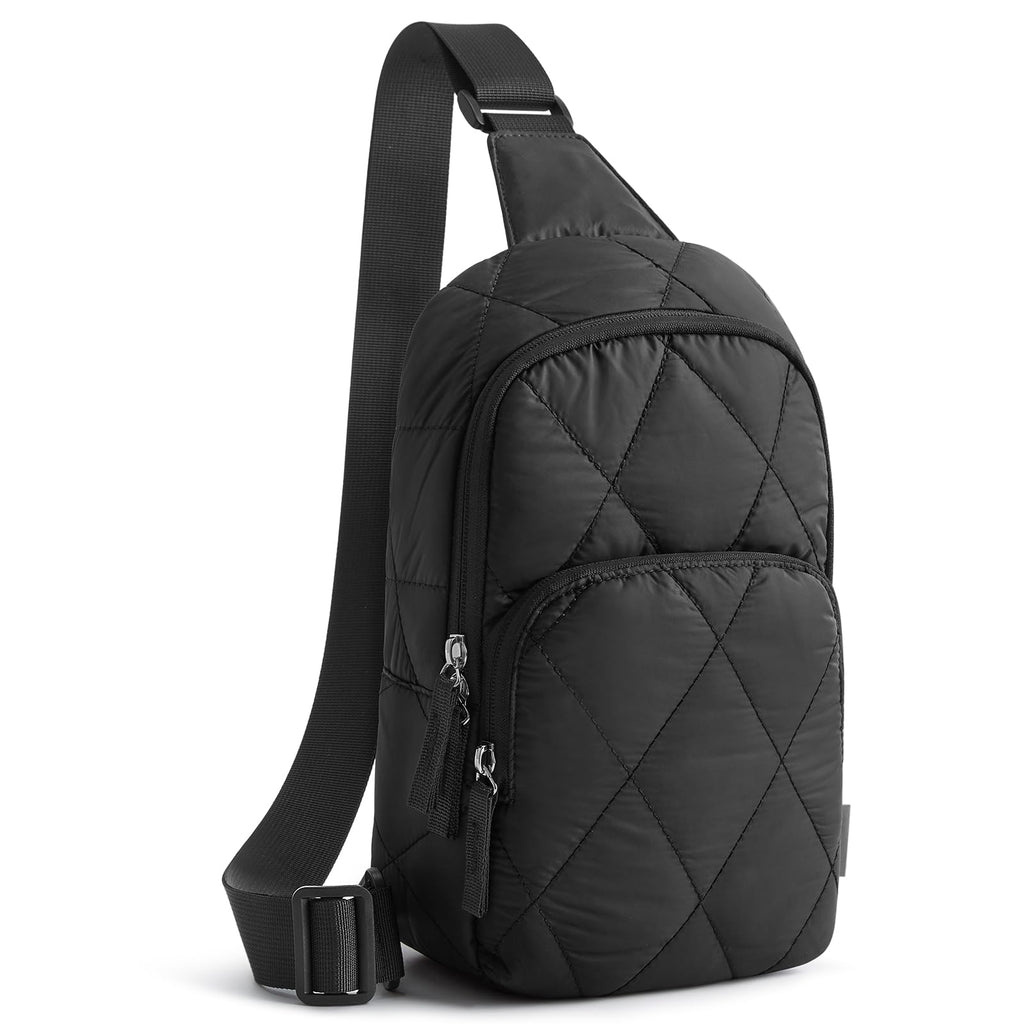 G4Free Sling Bag, Casual Quilted Puffer Crossbody Purse Lightweight Fanny Packs
