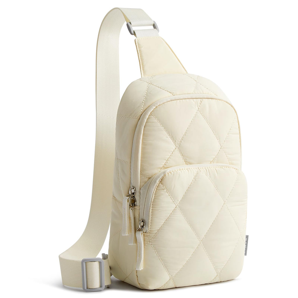 G4Free Sling Bag, Casual Quilted Puffer Crossbody Purse Lightweight Fanny Packs