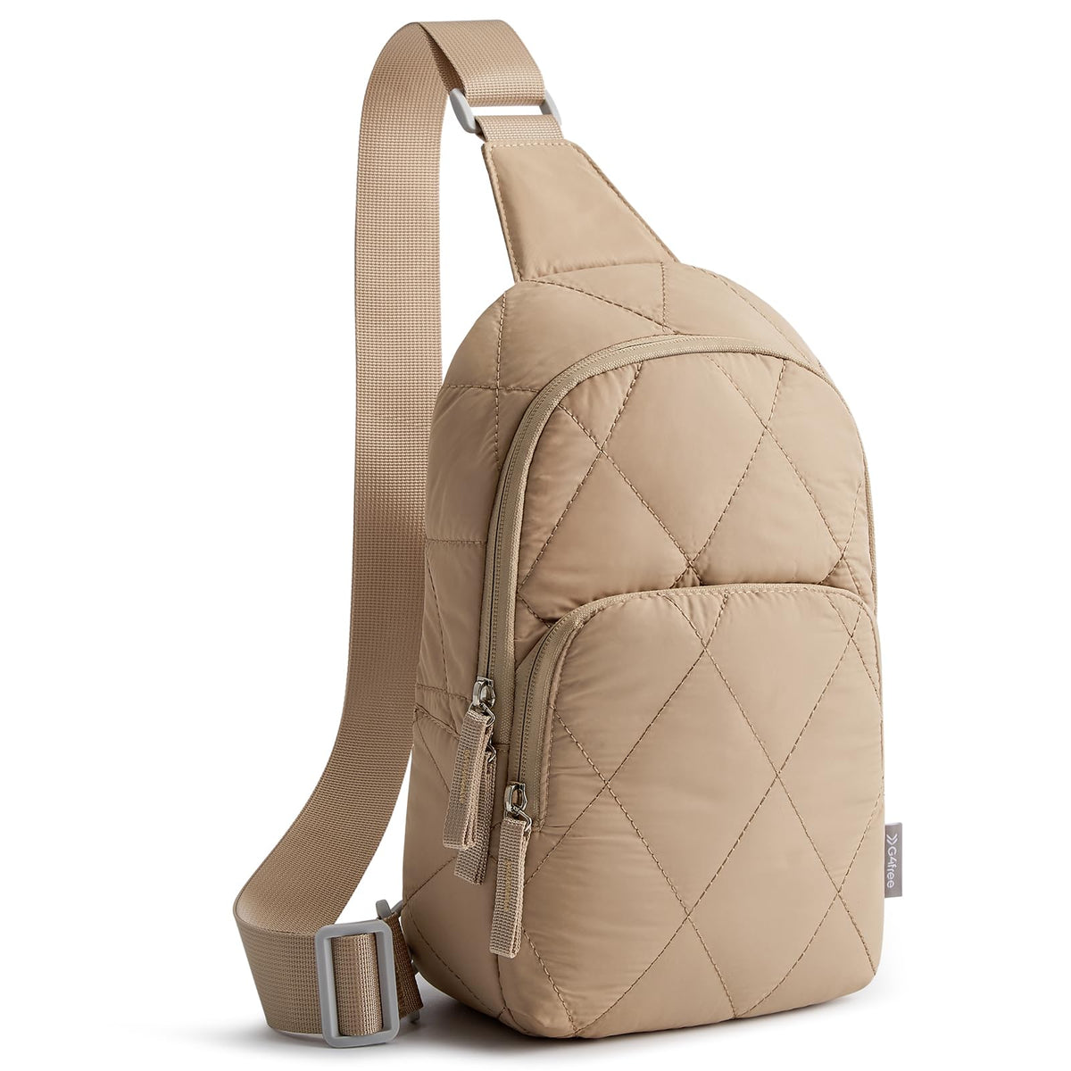 G4Free Sling Bag, Casual Quilted Puffer Crossbody Purse Lightweight Fanny Packs