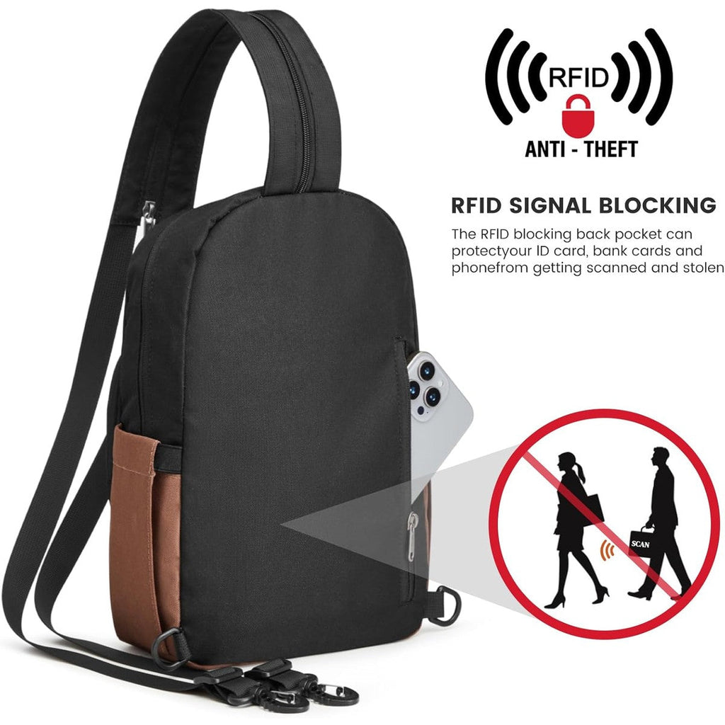 G4Free Sling Bag Crossbody Backpack Small Convertible Crossbody Bag