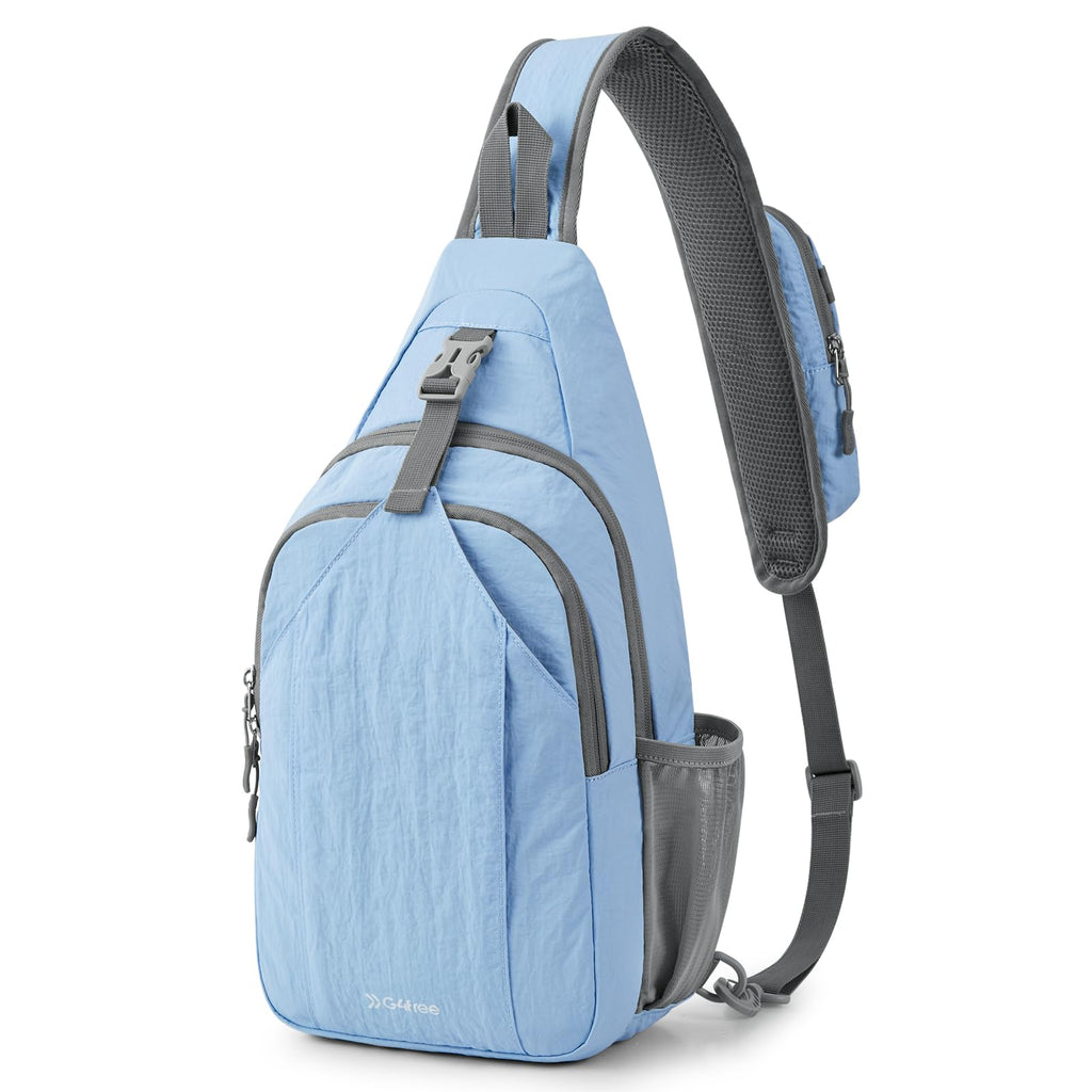 G4Free Sling Bag RFID Blocking Sling Backpack Crossbody Chest Bag Daypack