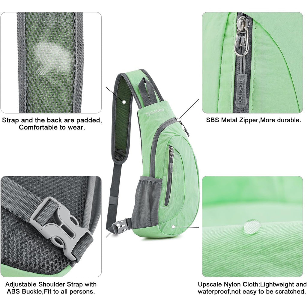 G4Free Sling Bag, Small Crossbody Backpack Lightweight Chest Shoulder Bags