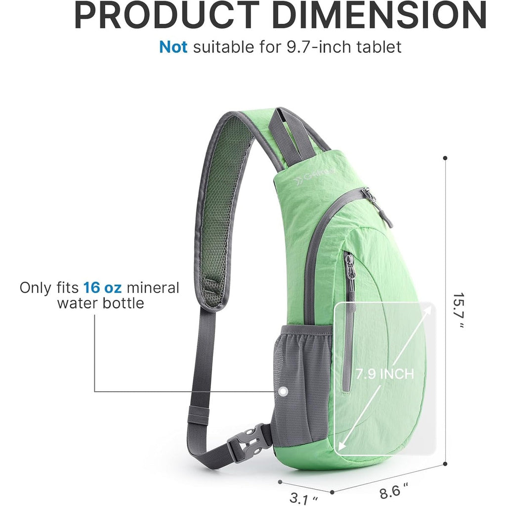 G4Free Sling Bag, Small Crossbody Backpack Lightweight Chest Shoulder Bags
