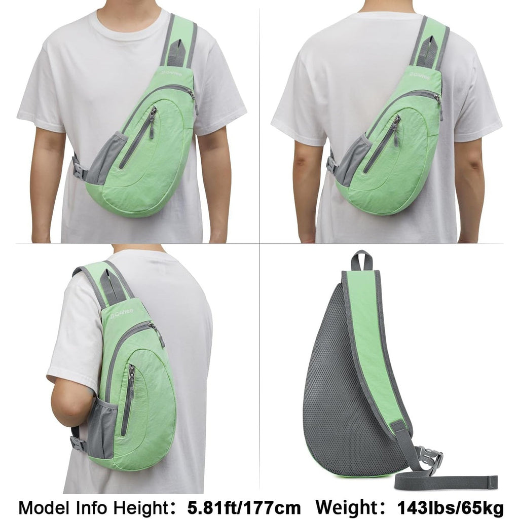 G4Free Sling Bag, Small Crossbody Backpack Lightweight Chest Shoulder Bags