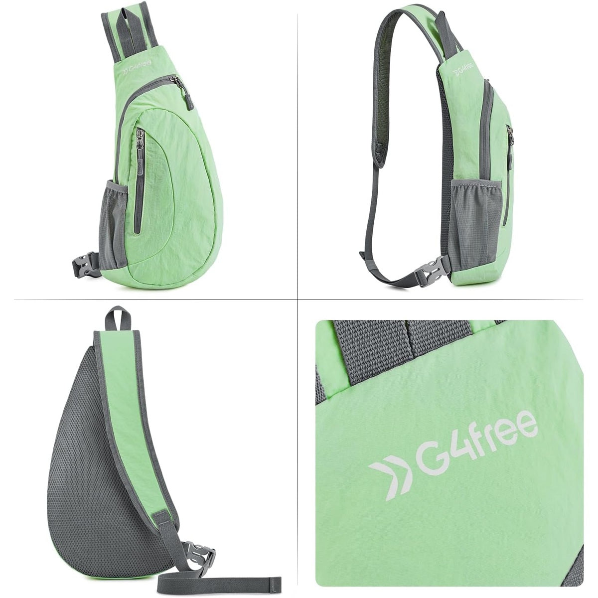 G4Free Sling Bag, Small Crossbody Backpack Lightweight Chest Shoulder Bags