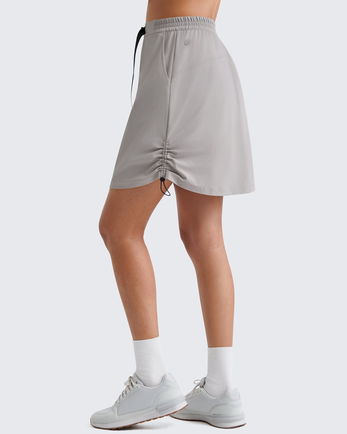 G4Free Strowen 18" Hiking Cargo Skirt Elastic Waist 2 Pockets Quick Dry