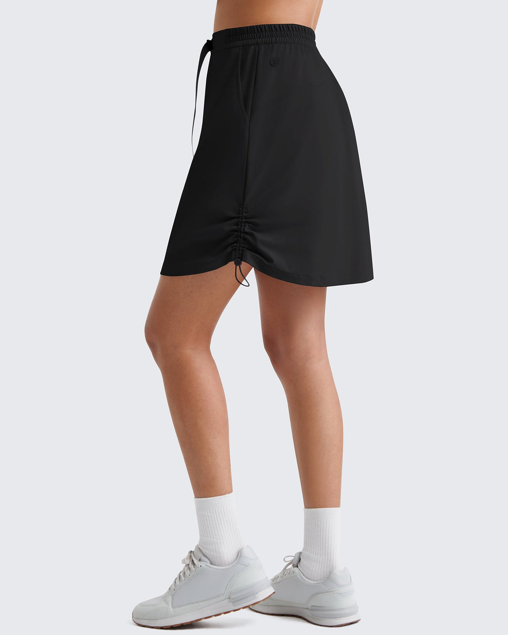 G4Free Strowen 18" Hiking Cargo Skirt Elastic Waist 2 Pockets Quick Dry