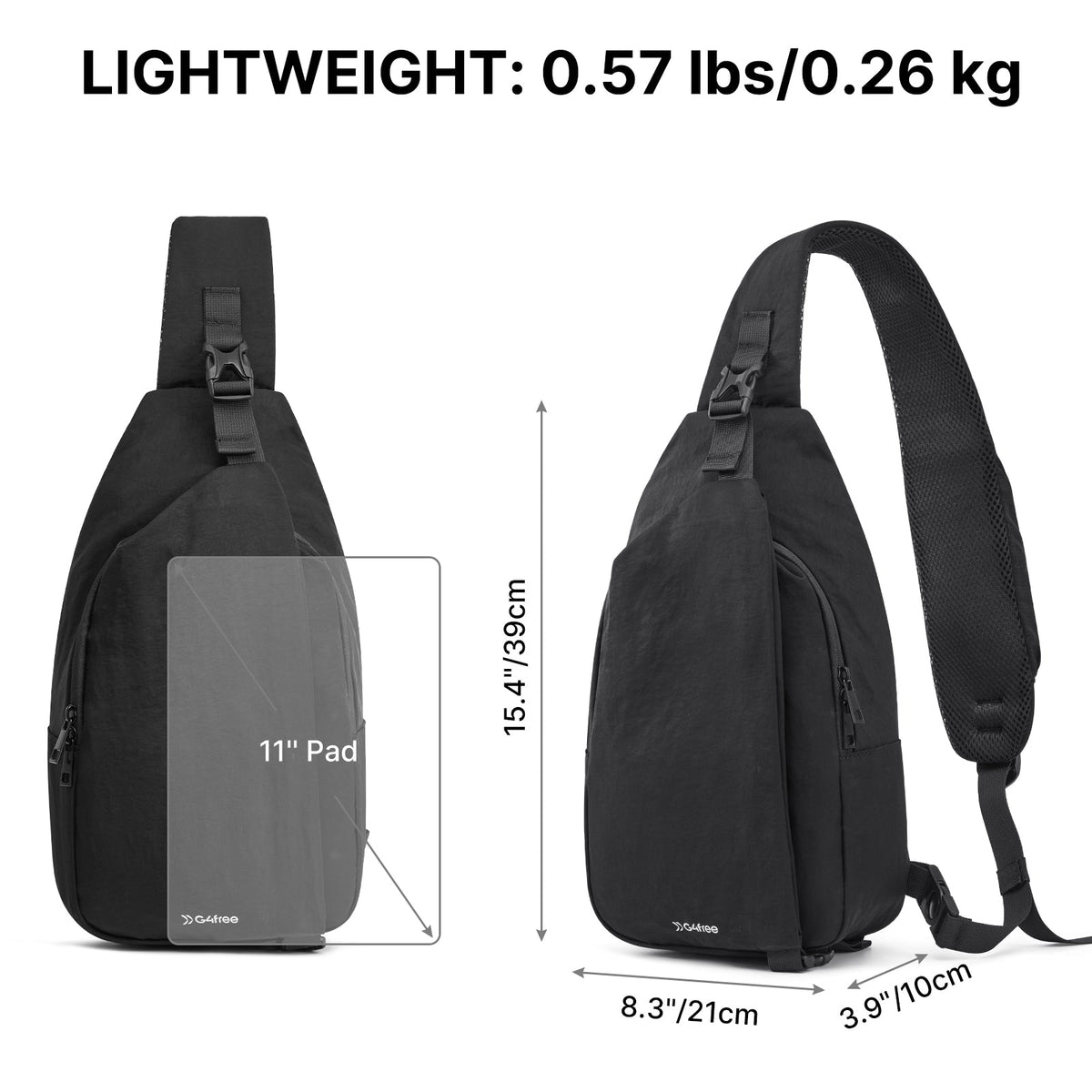 G4Free Stylish RFID Anti-Theft Chest Bag