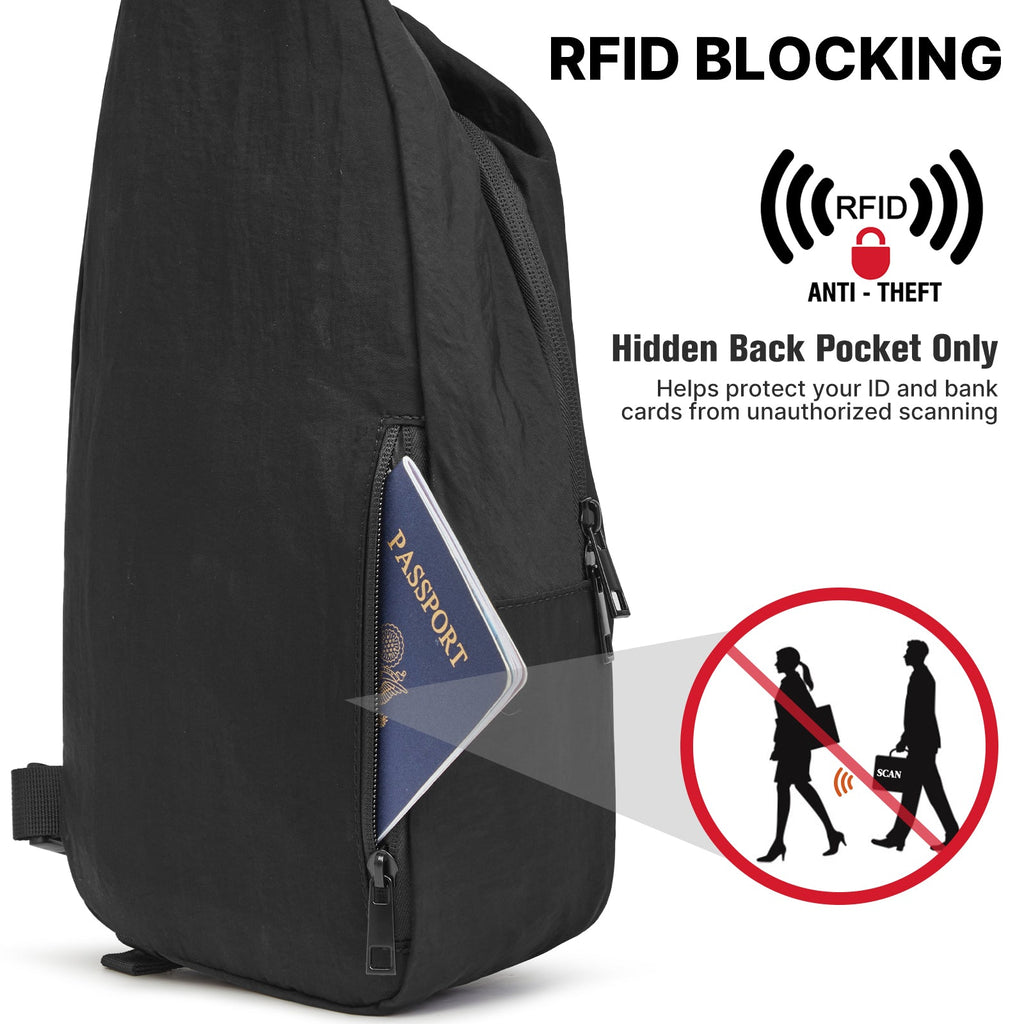 G4Free Stylish RFID Anti-Theft Chest Bag