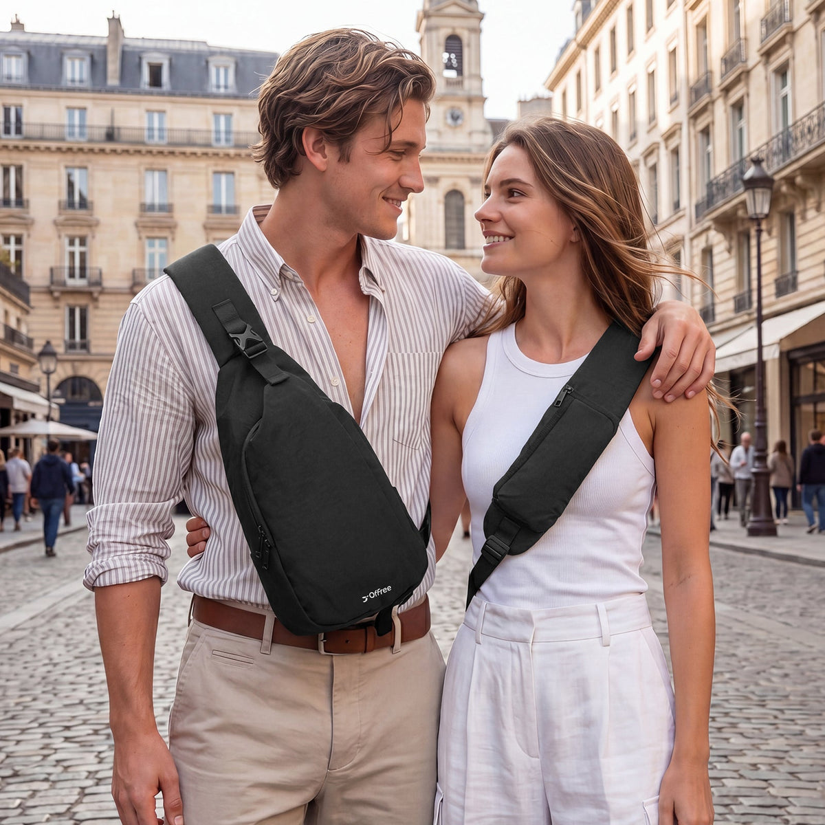 G4Free Stylish RFID Anti-Theft Chest Bag