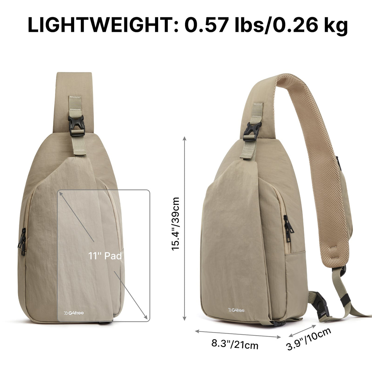 G4Free Stylish RFID Anti-Theft Chest Bag
