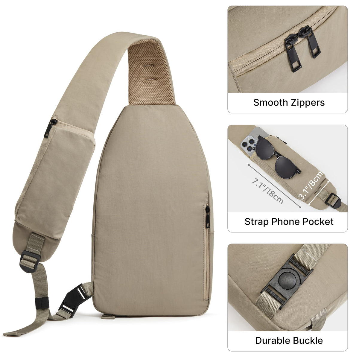 G4Free Stylish RFID Anti-Theft Chest Bag