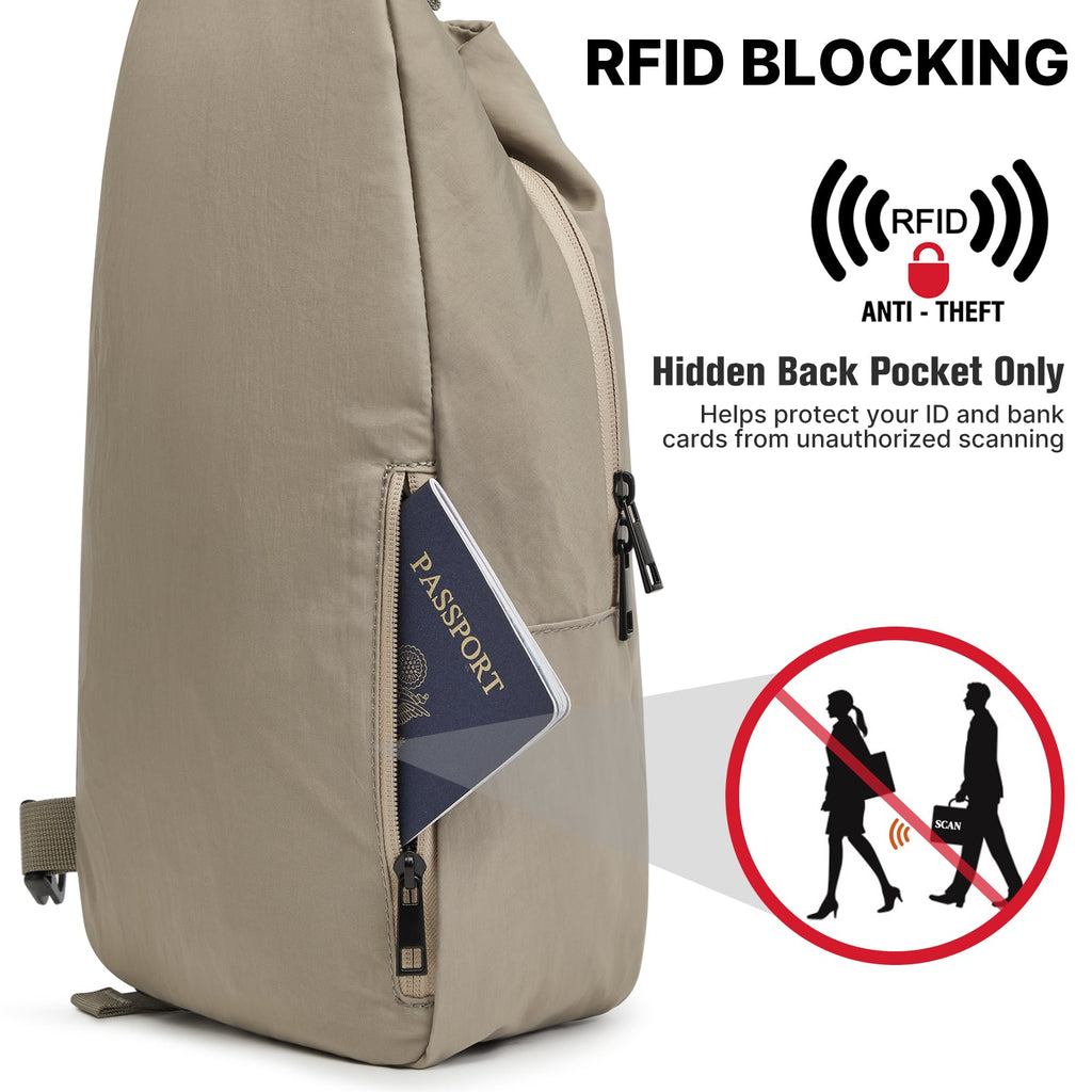 G4Free Stylish RFID Anti-Theft Chest Bag