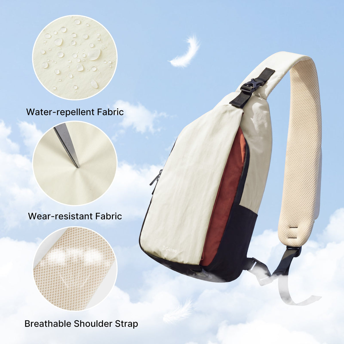 G4Free Stylish RFID Anti-Theft Chest Bag