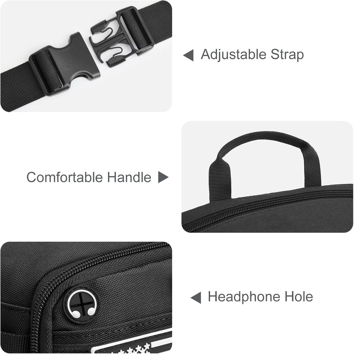 G4Free Tactical Fanny Pack, Fashion Crossbody Bag Waist Packs