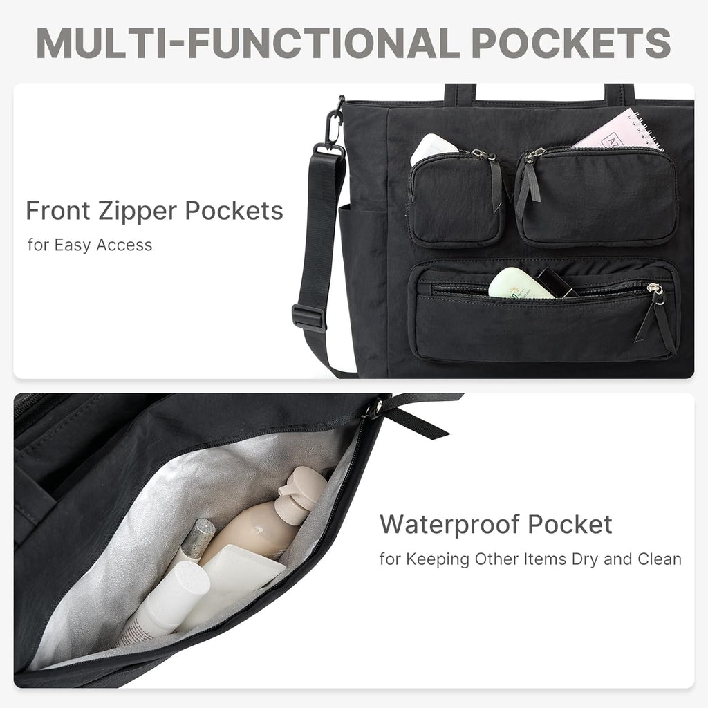 G4Free Tote Bag, Lightweight Work Bag with 15" Laptop Pocket