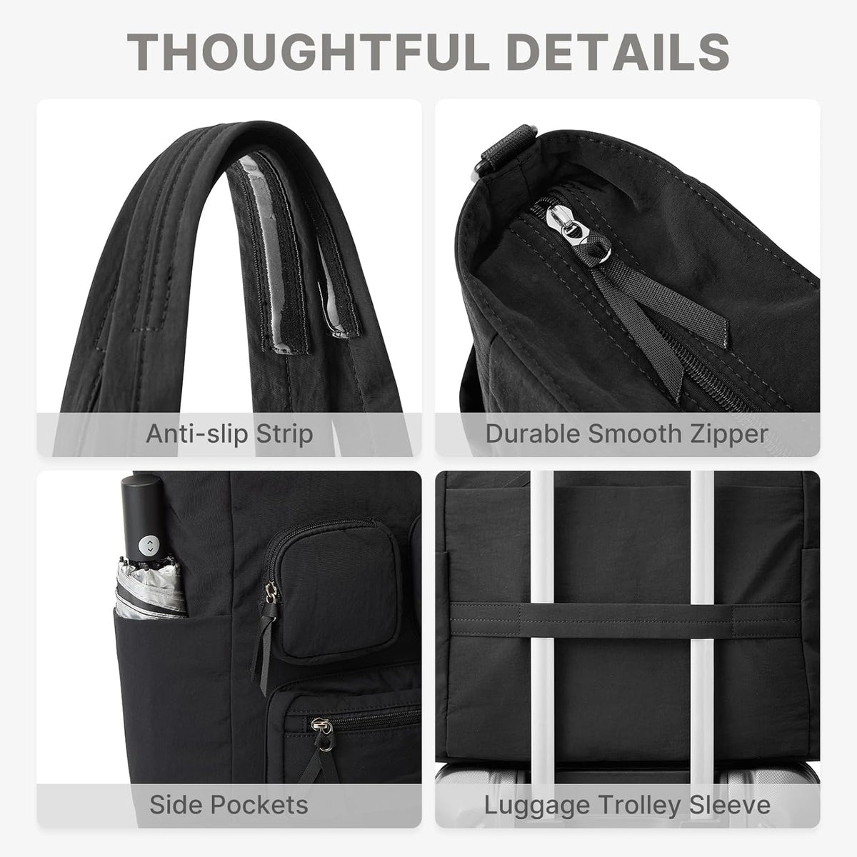 G4Free Tote Bag, Lightweight Work Bag with 15" Laptop Pocket