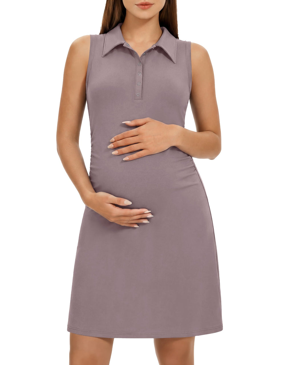 G4Free UPF 50+ Maternity Tennis Dress – Button Front