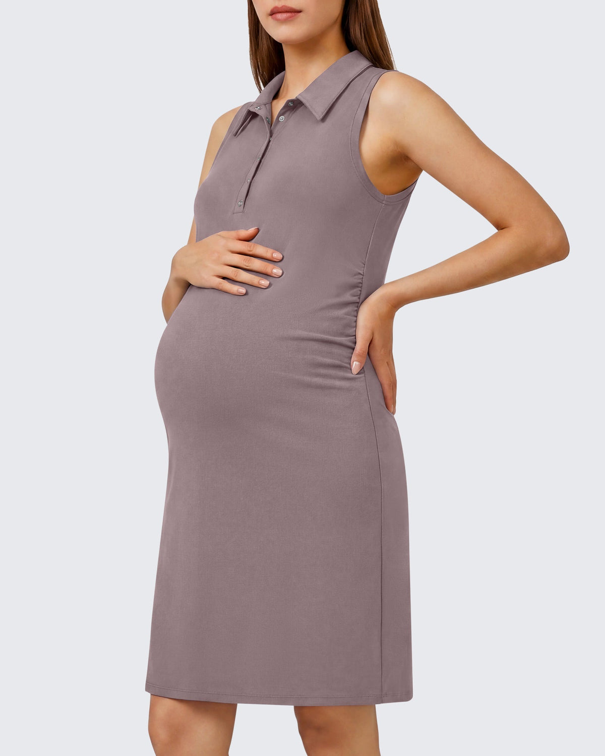 G4Free UPF 50+ Maternity Tennis Dress – Button Front