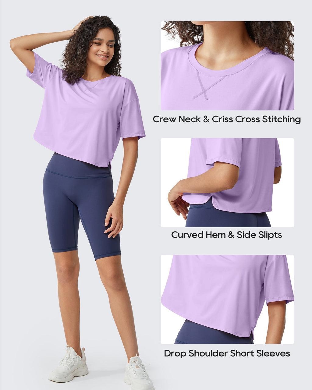 G4Free UPF 50+ Quick Dry Boxy Crop Tee