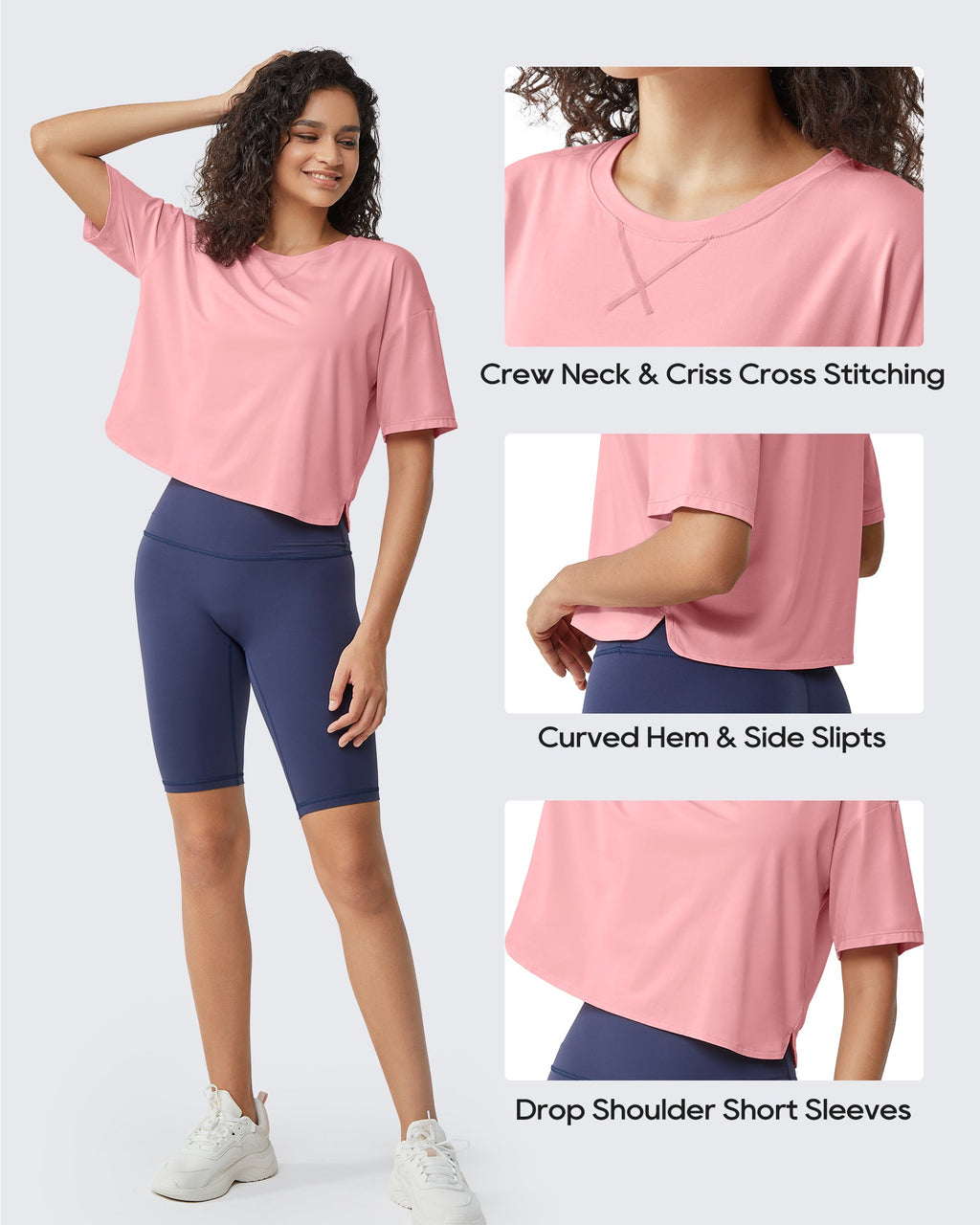 G4Free UPF 50+ Quick Dry Boxy Crop Tee