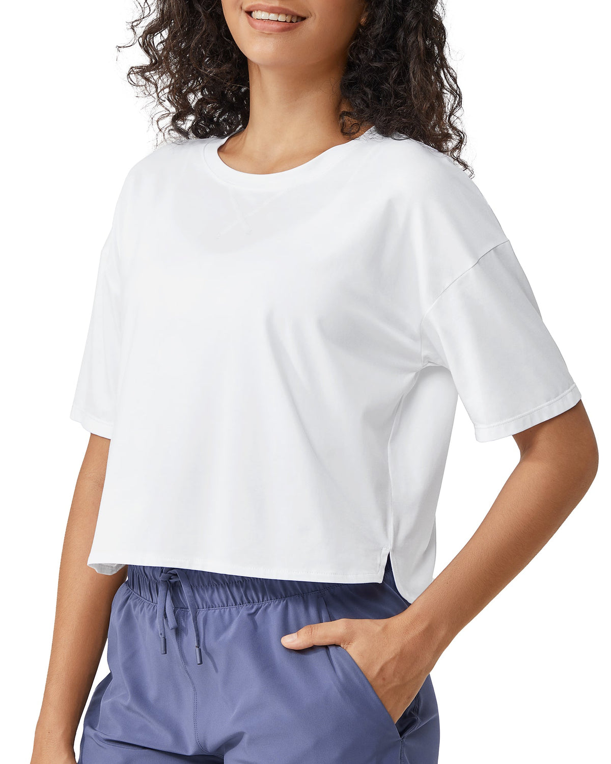 G4Free UPF 50+ Quick Dry Boxy Crop Tee