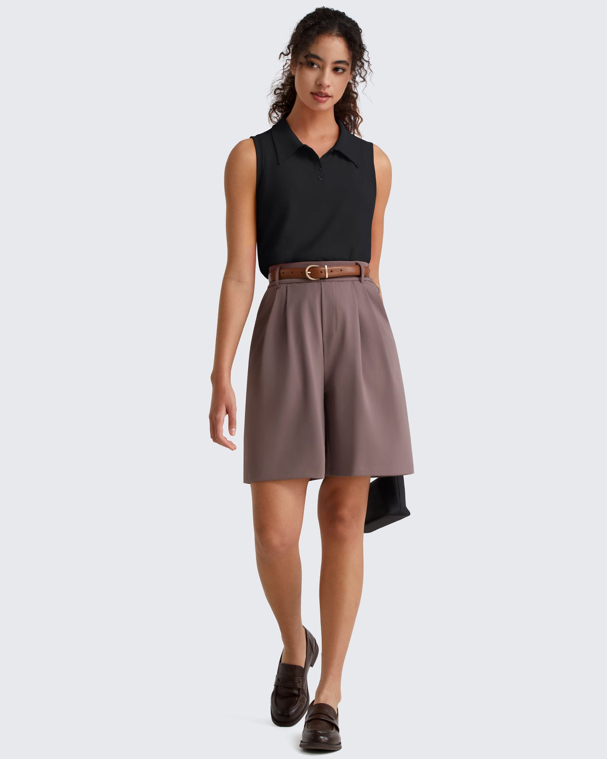 G4Free UPF 50+ Sleeveless Golf Polo with Side Slit – Quick Dry